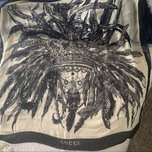 Gucci Chiffon Scarf